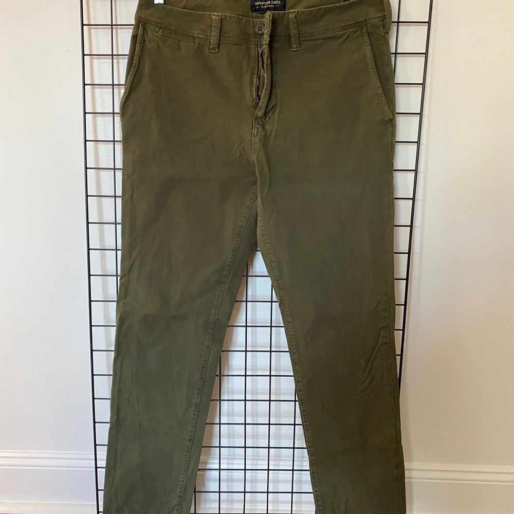 American Eagle army green jeans